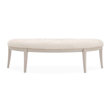 Fantosini Bed Bench In Silver Mist