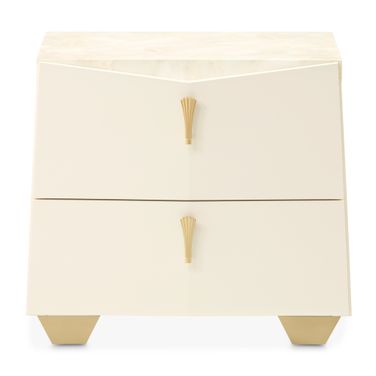 Fantosini Nightstand In Creamy Pearl