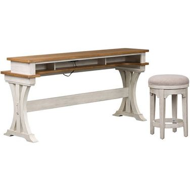 Farmhouse Reimagined Console Bar Table Set