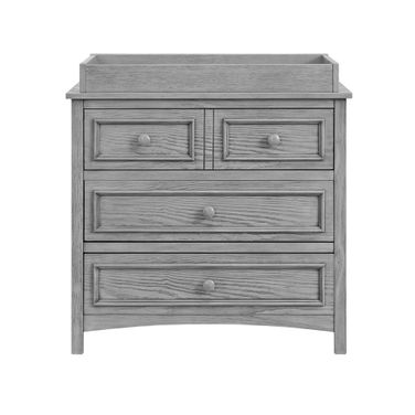 Farmington/Bennett RTA Changing Topper for 3 Drawer Dresser In Rustic Gray