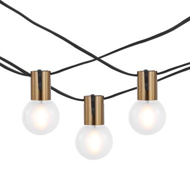 Farrynn Led Outdoor String Lights in Black