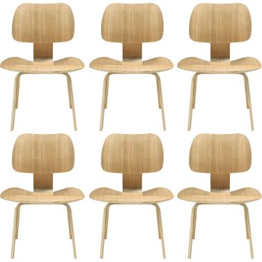 Fathom Natural Dining Chairs Set of 6