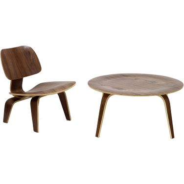 Fathom Walnut 2 Piece Living Room Set EEI-866
