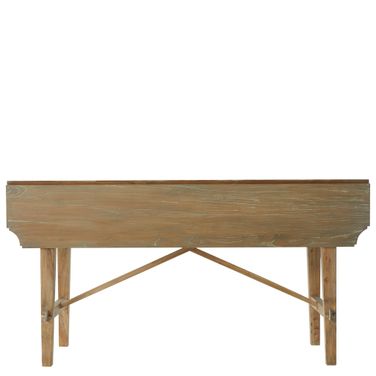 Faulner Table In Aged Natural Grey and Texture Black