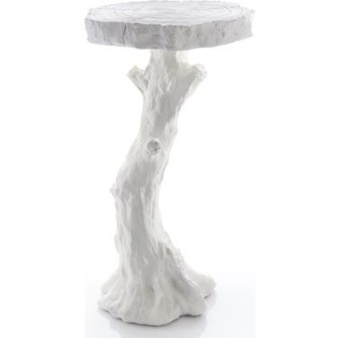 Faux Bois Table In White