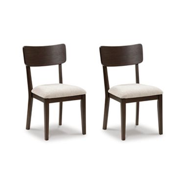 Favelon Dining Chair Set of 2 In Merlot