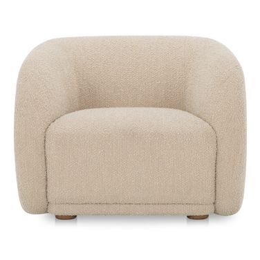 Faye Accent Chair In Beige Boucle