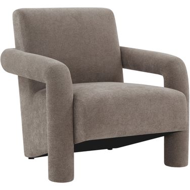 Faylin Boucle Accent Chair In Brown