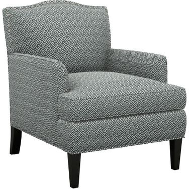 Featured Upholstery Walton Chair In Blue