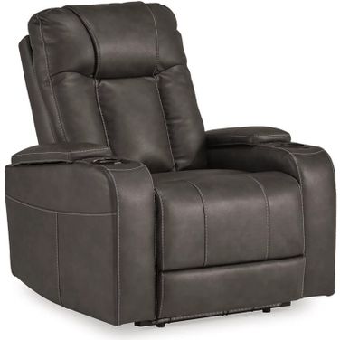 Feazada Power Recliner In Shadow