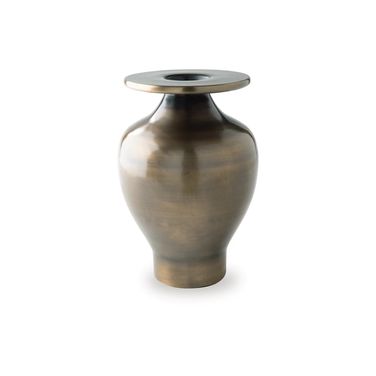 Fedorleigh Vase In Antique Brass