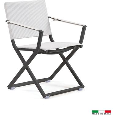 Fellini Arm Chair In Rope Grey