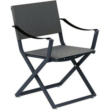 Fellini Arm Chair In Rope Black