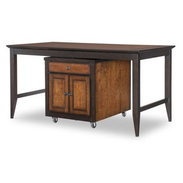 Fenmore Kitchen Island Complete In Mocha and Distressed Cherry