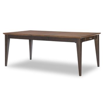 Fenmore Leg Dining Table In Mocha and Distressed Cherry