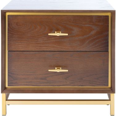 Fenno 2 Drawer Nightstand in Walnut