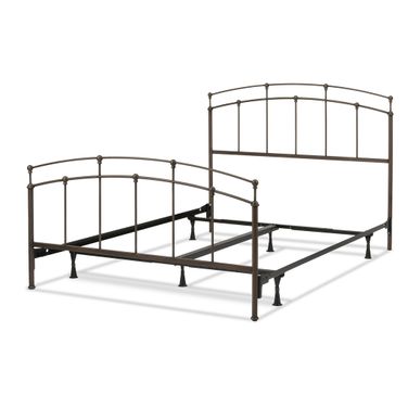 Fenton Queen Bed with Frame In Black Walnut