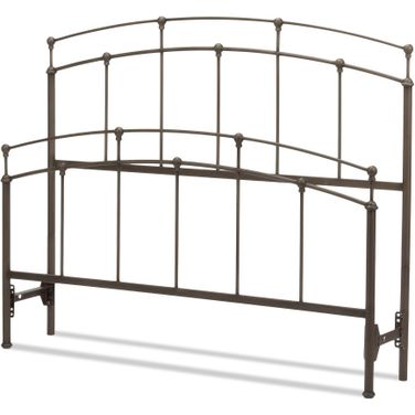 Fenton Twin Headboard and Footboard In Black Walnut
