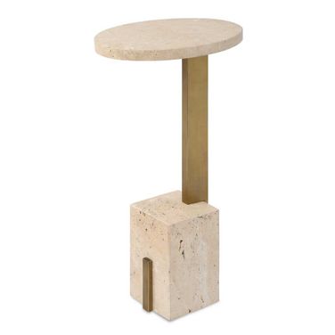 Feranno Accent Table In Brass