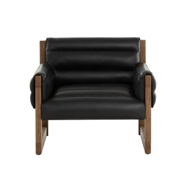 Ferguson Lounge Chair In Vintage Black Night