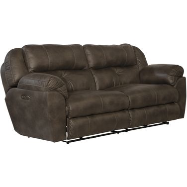 Ferrington Dusk Power Lay Flat Reclining Sofa