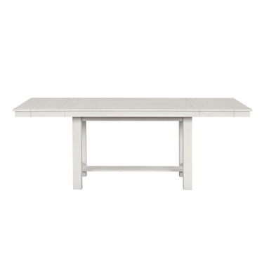 Ferrone Dining Table In Rustic White Oak
