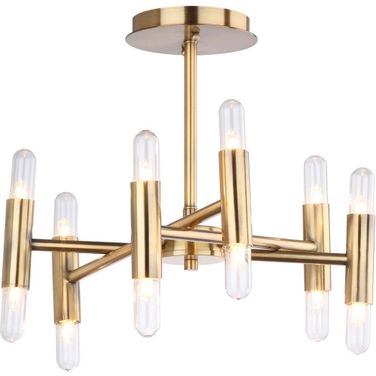 Fidelma Gold Flush Mount