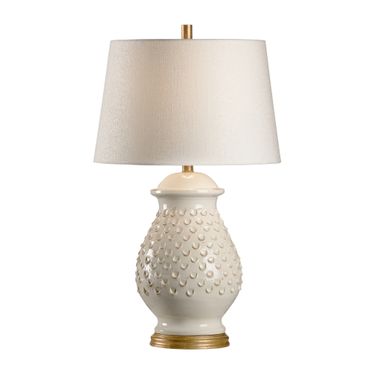 Fiera Lamp In White and Cream