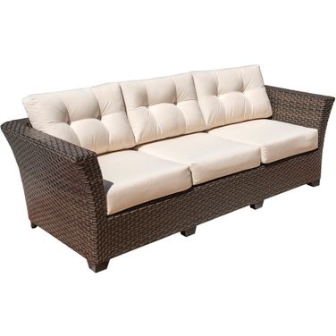 Fiji Sofa with Cushions In Brown