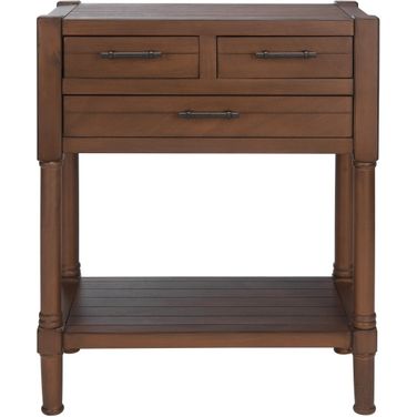Filbert 3 Drawer Console Table in Brown