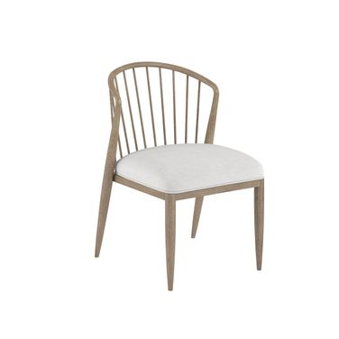 Finn Spindle Dining Chair Set of 2 In Light Brown
