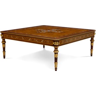 Finneas Cocktail Table In Brown and Gold