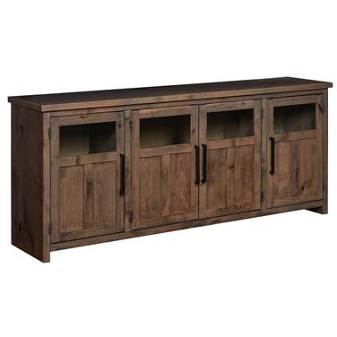 Finnegan 78 Inch Console with 4 Doors In Sandy Brown