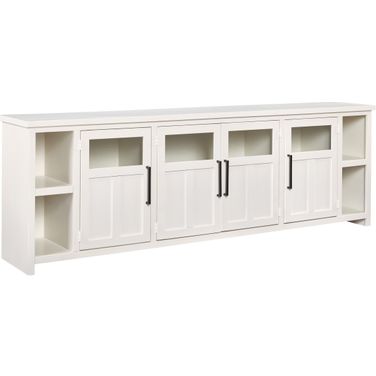 Finnegan 98 Inch Console with 4 Doors In White