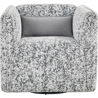 Finnegan Swivel Chair In Gray