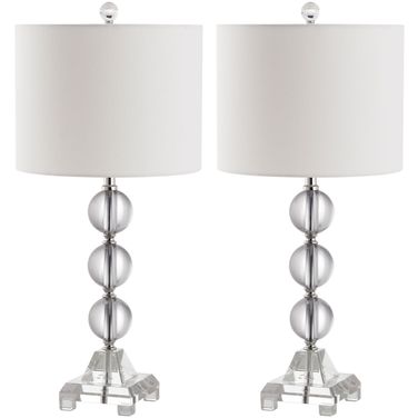 Fiona 23.5-Inch H Crystal Table Lamp in Clear Set of 2 LIT4100A-SET2