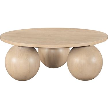 Fitch Oak Veneer Coffee Table In Natural and Oak