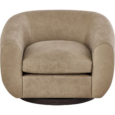 Fitz Swivel Chair In Beige