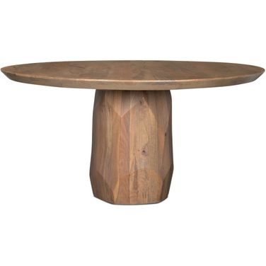 Fitzgerald Dining Table In Light Brown