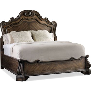 Rhapsody Medium Wood King Panel Bed