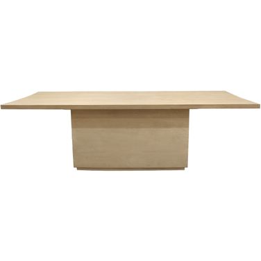 Flagstaff 108 Inch Dining Table In Natural and Stone