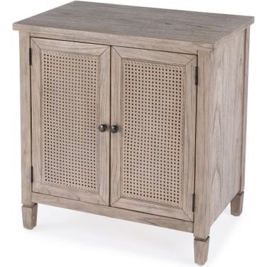Flagstaff 2 Door Cane Cabinet In Natural