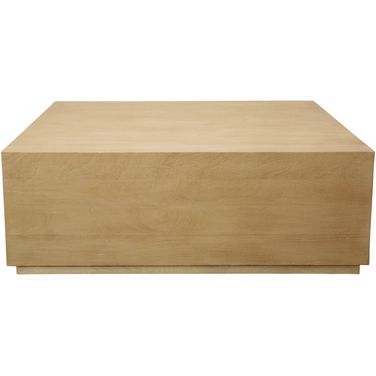 Flagstaff 48 Inch Square Cocktail Table In Natural and Stone