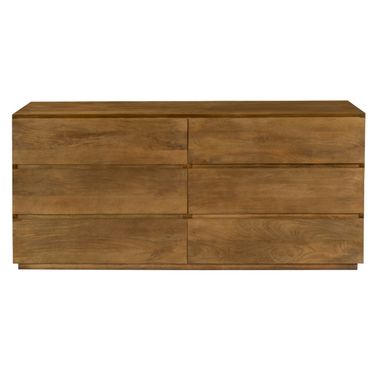 Flagstaff 6-Drawer Dresser In Spice Tan