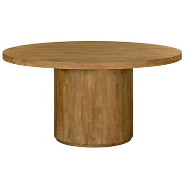 Flagstaff 60 Inch Round Dining Table In Spice Tan
