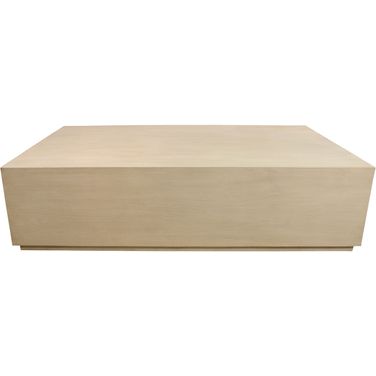 Flagstaff 66 Inch Cocktail Table In Natural and Stone