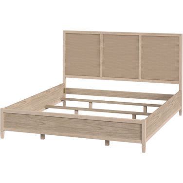 Flagstaff King Size Cane Bed In Natural