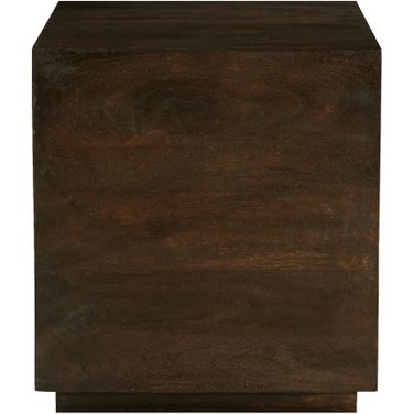 Flagstaff Square Side Table In Barista Brown