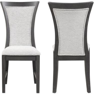 Flair Dining Chair Set of 2 In Gray