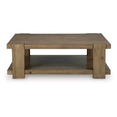 Flangren Coffee Table In Light Brown